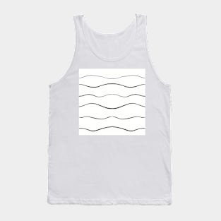 Black Waves Tank Top